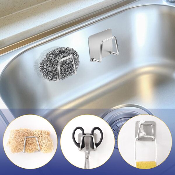 Set 4 Porta esponjas para lavaplatos