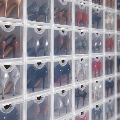 Caja organizadora de zapatos con divisor