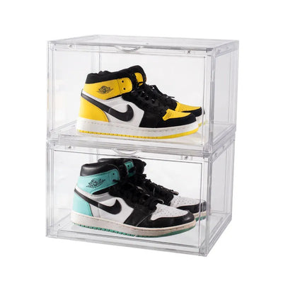 Caja organizadora de zapatos transparente