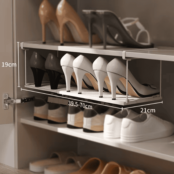 Repisa colgante extensible para zapatos