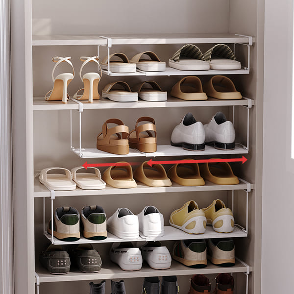 Repisa colgante extensible para zapatos