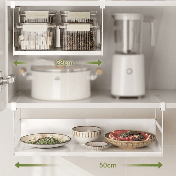 Estante colgante extensible para cocina