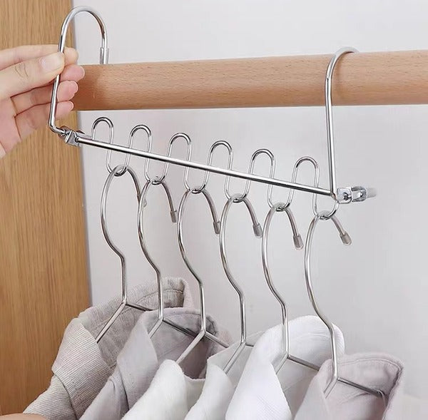 Set 4 colgadores de ropa múltiple