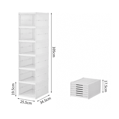 Organizador de zapatos plegable 6 niveles