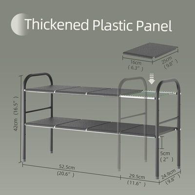 Repisa doble ajustable bajo lavaplatos