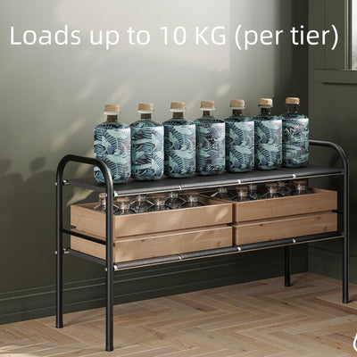 Repisa doble ajustable bajo lavaplatos