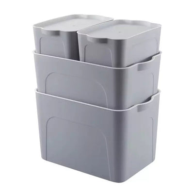Set 4 Cajas organizadoras grises