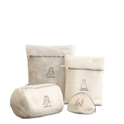 Set 4 bolsas para lavadora beige