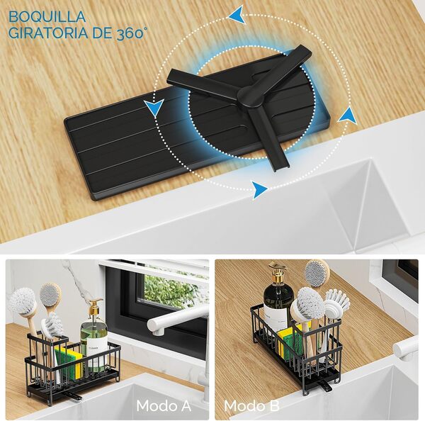 Soporte porta esponja lavaplatos