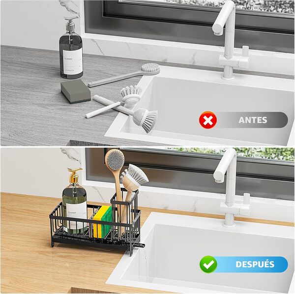 Soporte porta esponja lavaplatos
