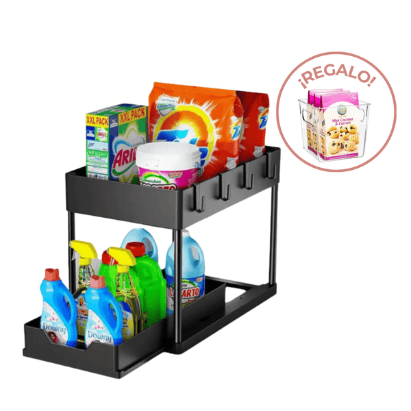 Organizador 2 niveles multiespacio + ¡REGALO ORG. MULTIUSO! 🎁