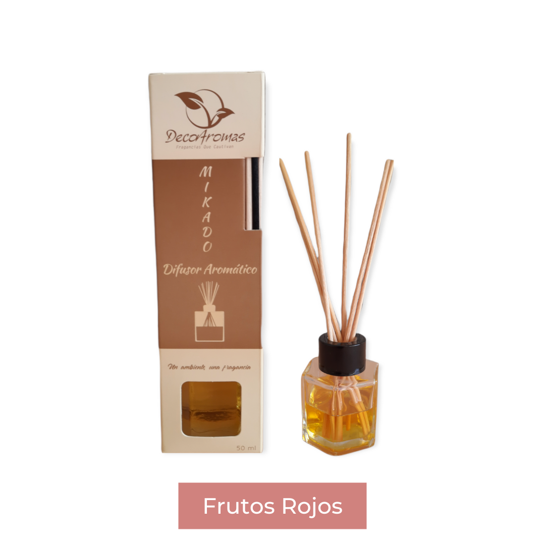 Difusor mikado frutos rojos