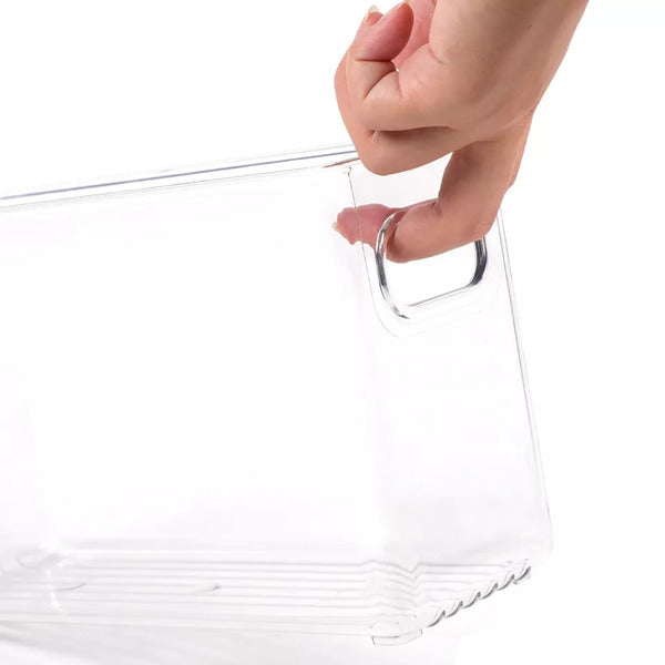 Organizador transparente multiuso 26x9x15 cm